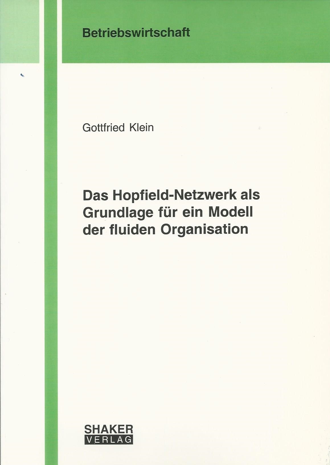 Das Hopfield-Netzwerk